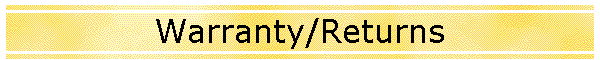 Warranty/Returns