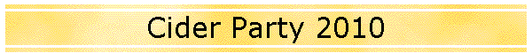 Cider Party 2010
