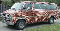 Brick Colored Van (60k bytes)